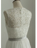 Lace Chiffon Cheap Modest Wedding Dress